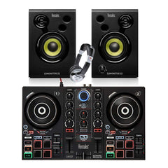 Hercules Inpulse 200 Controller + Monitor Bundle DJ Disco inc Headphones / Leads