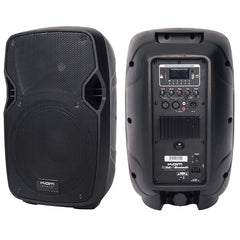 Kam RZ10ABT Bluetooth 10" Active Powered Speaker DJ Sound System Party 300W