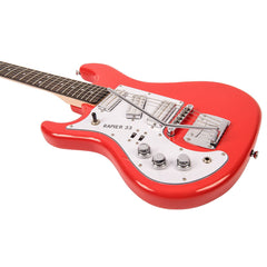 Rapier 33 Left Hand Electric Guitar - Fiesta Red
