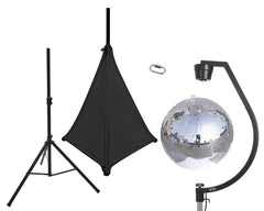 Eurolite Set Spiegelkugel 50 cm mit Ständer und Stativabdeckung schwarz