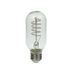 Lampe à filament spirale funky Prolite 4 W LED T45 ES, bleu
