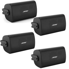 4x Bose FreeSpace FS2SE Black Surface Mount Speaker