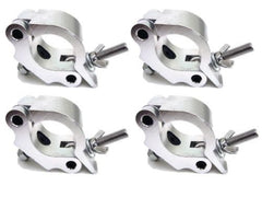 4x 500kg Half Coupler Lighting Truss Clamps