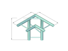 Alutruss Decolock Dq2-Spal31H 3-Way Corner 90? Bk