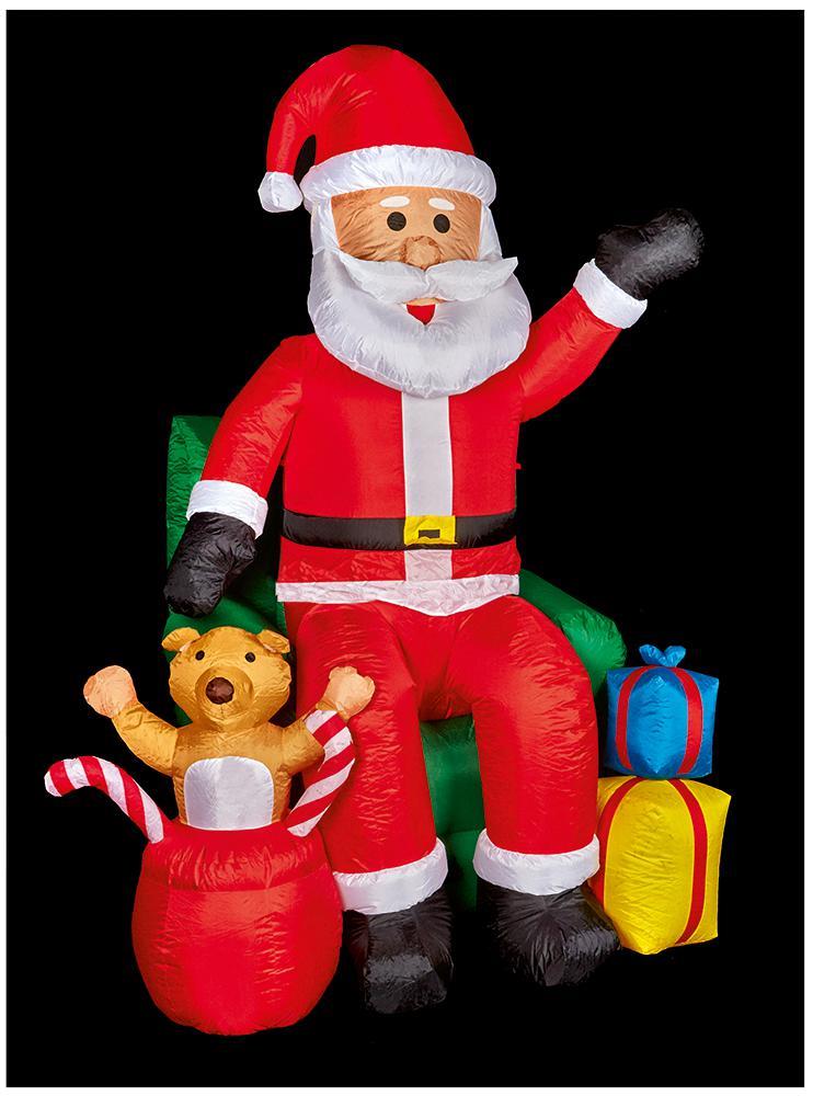 2.4m Inflatable Santa Christmas Scene with Presents – Simply Sound and ...