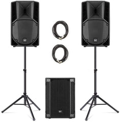 2x RCF ART-710A + 702-AS II Subwoofer PA Package