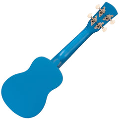 Laka Rainbow Series Ukulele & Bag - Blue
