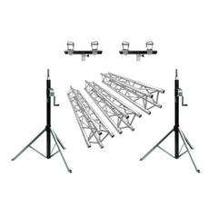 Showtec Truss Wind Up DJ Bundle 6m x 4m Gantry Quad Trussing