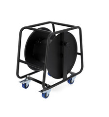 Adam Hall Industrial Cable Drum with Castors Size S Steel Frame for Multicore
