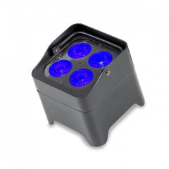 4x Centolight Q-AIR Mini LED RGBWAUV Battery PAR 12w inc Bag