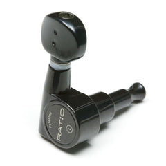 Graphtech Ratio Electric 6 Inline R/h Classic 2 Pin - Black