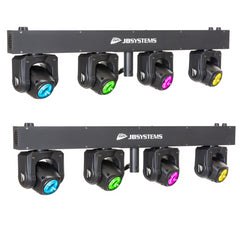 2x JB Systems Quadra Move LED Quad Moving Head System