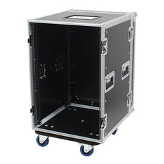 eLumen8 16U Rack Flight Case Flightcase (with Wheels)