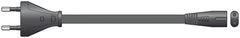 Câble d'alimentation secteur Mercury prise EU 2 broches vers prise fig 8 1,5 m