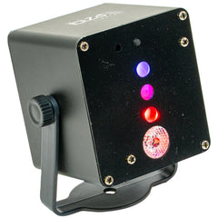 Ibiza TINYLED-LASRGB Battery Pocket Size 3W RGB LED & Laser Effect