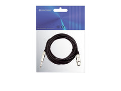 Omnitronic Adapterkabel XLR(F)/Klinke Mono 2M Schwarz
