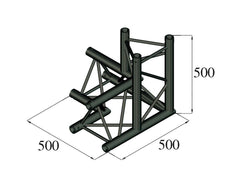 Alutruss Trilock S-Pal-34 Coin 3 voies \/Gauche