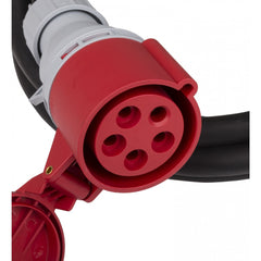 Hilec 5M 32A Male - 32A Female 3PH 6mm 5C Cable 3 Phase 415V H07RN-F Rubber