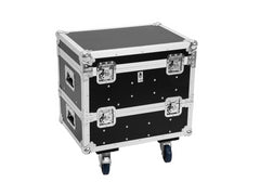 Roadinger Flightcase 8× IP PIX Strobe RGB CW+WW Wheeled