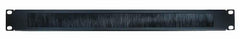 Pro Elec 1U 19" Rack Mount Brush Plate