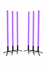 Thor LED RGB Tube Set of 6 Battery DJ Lighting inc Case