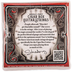 Killer Strings For Cigar Box Guitars - Set Of 4 - Light Nickel