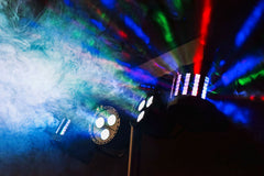 QTX Recharge DJ : Derby LED &amp; PAR Bar avec Trépied