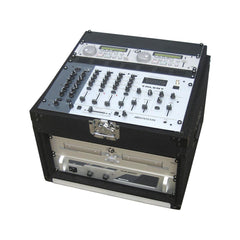 Jv Case CARPET DJ MIXER CASE 5U + 11U Flightcase lecteur CD système audio