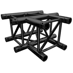 Global Truss F34 PL Stage Black T Piece (4129-35PL-B)