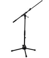 K&M 259 Low Level Microphone Stand with Extendable Boom Black