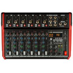 Proel PLAYMIX10 10 IN Bluetooth USB FX DSP Compact Mixer inc Carry Bag