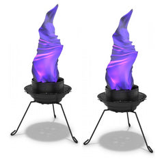 2x Chauvet DJ BOB LED H3 Flame Machine Effect Light