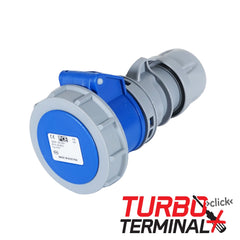 PCE 16A 230V 2P+E IP67 Steckdose Grau (2132-6tt)