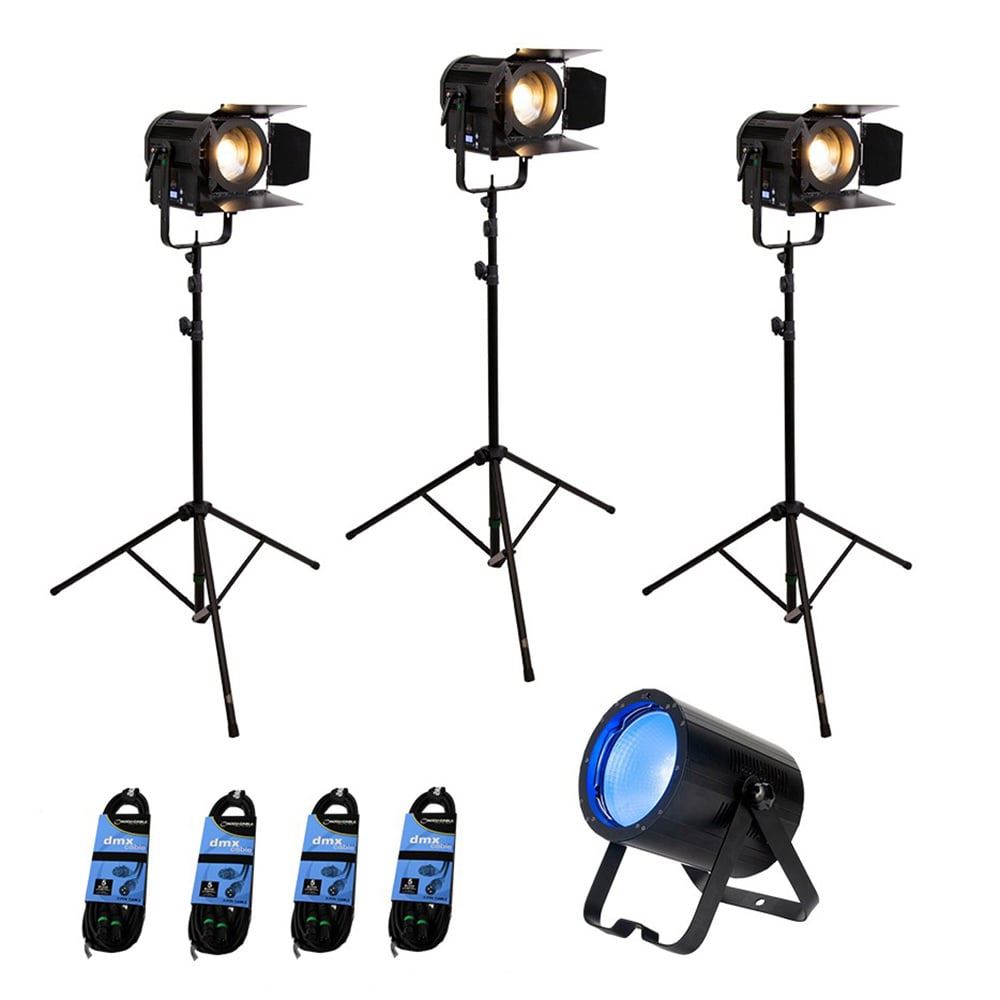 Strong Pak Led ADJ Advance Stream Pak LED Lighting Kit Warm White for Zoom Streaming ...