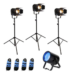 ADJ Advance Stream Pak LED Lighting Kit Warm White for Zoom Streaming