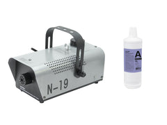 Set N-19 Smoke machine silver + A2D Action smoke fluid 1l
