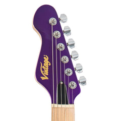 Vintage V6 24 Electric Guitar - Pasadena Purple