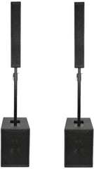 2x Citronic Monolith II Active Sub + Column Set Speaker Sound System PA 1200W