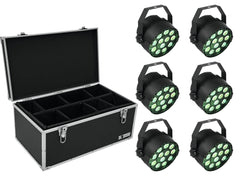 EUROLITE Set 6x LED PARty TCL Spot + Koffer TDV-1