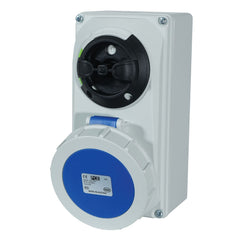 PCE 32A 230V 2P+E IP67 geschaltete Verriegelungssteckdose (61232-6)