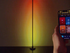 2x Eurolite Smart WiFi Floor Lamp RGB+CCT, control via app, Alexa & Google Home
