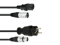 Câble Combiné Psso Fiche De Sécurité/Xlr 10M