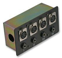 Pulse Steel AV Connection Box Wall Box Floor Plate Jack XLR Church Install 2 Gang