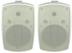 Adastra BH8 Speakers Outdoor Pair White 8" 120W 8OHM Background Sound System IP44