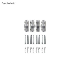 Global Truss Standard F34 Truss 0.42m Silver