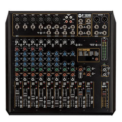 RCF F-12XR Console de mixage 12 canaux pour enregistrement karaoké Multi FX Table de mixage