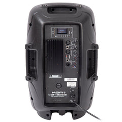2x Kam RZ12A V3 1000W Aktiv-PA-Lautsprecher Bluetooth DJ Disco Sound System