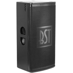 2x BST BMT312 Aktive 3-Wege 12" 800W RMS-Lautsprecherbox mit DSP und Triple-Class-D-Verstärkung inkl. Ständer