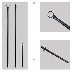 eLumen8 3.6m HD Festoon Pole for Festoon Lighting Festival Event