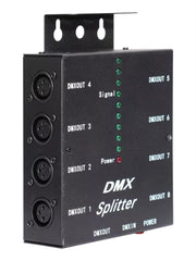 Thor 8 Way DMX Splitter Booster Distributor